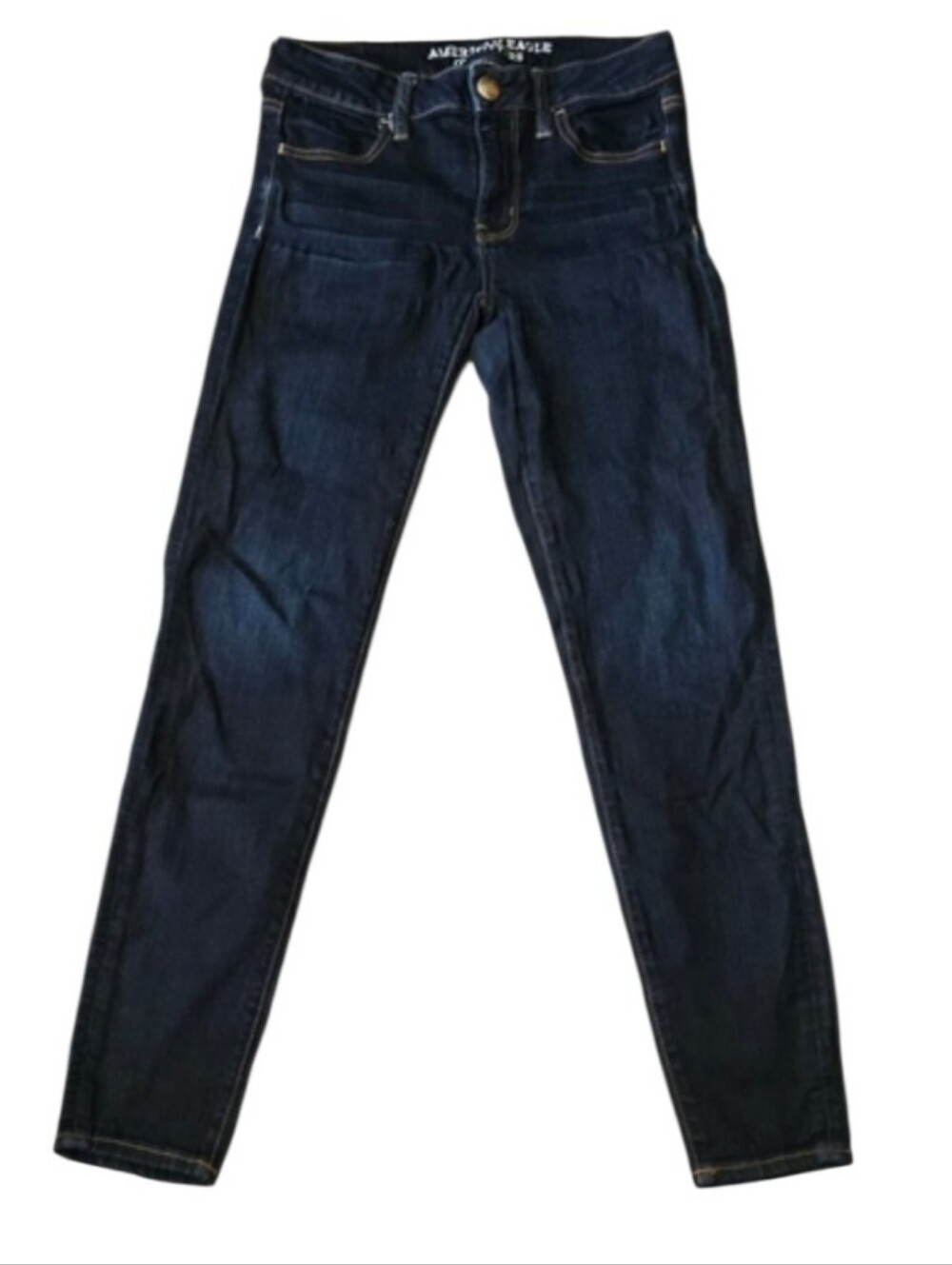 American Eagle Outfitters Dark Wash Jegging Jeans Size 4 Short Stretch Skinny